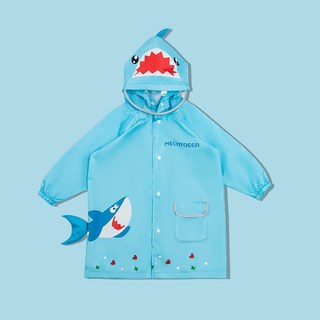 Starbean 兒童立體尾巴單口袋拉鍊雨衣