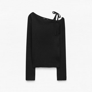 MIXXO 女款單肩綁帶針織上衣