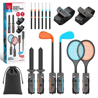 조이트론 닌텐도 스위치 2 스포츠 패밀리 팩 액세서리 올인원 키트 세트, 혼합색상, 1세트, SW2-KIT02