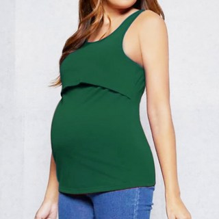 UNHEVE 圓領哺乳無袖上衣