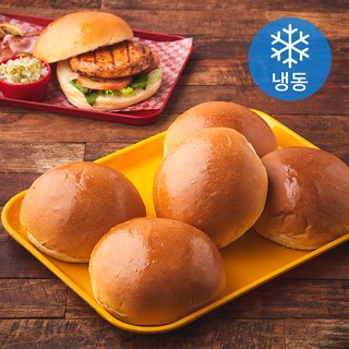 더그린테이블 브리오슈 치아바타 햄버거 번 (냉동), 95g, 1개, 6개입