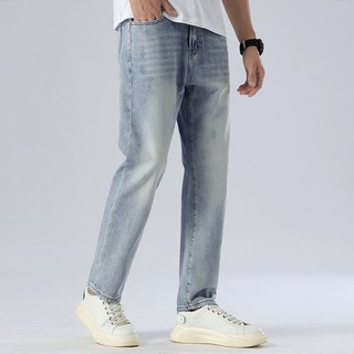 男士高級水洗彈力牛仔褲 YXD44