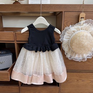 Arbe 女童 Le Sue 亮片網紗洋裝