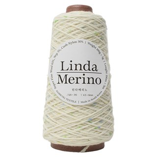 Yarna Linda 美麗諾毛線 100g, 1個, 701 檸檬黃