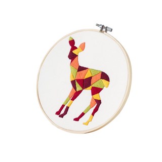 法式刺繡套組, 1套, 動物-鹿