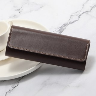 Ati-home Simple Line 便攜式皮革眼鏡盒