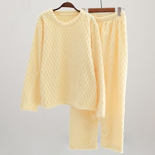 GLAM GONGGAM Onion 女款刷毛睡衣長袖兩件式套裝