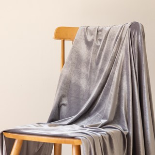 大成紡織 彈性絲絨布料, 1個, 3014 鋼灰色