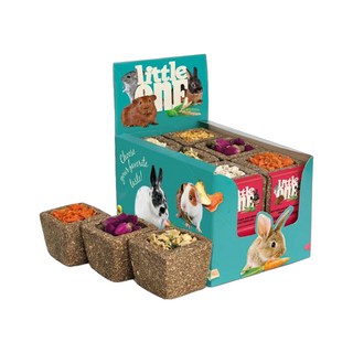 little ONE 小花園 寵物天然草本點心磚 (隨機) 豐富膳食纖維 幫助磨牙, 款式隨機, 1個