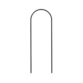 MJ 花盆底座 植物固定支架 U型黑色, 1個