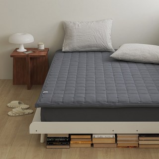 I'm bedding Honey 柔軟超細纖維床墊, 炭灰色