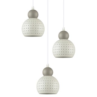 Honey Comb 蜂巢燈飾 情境光影餐廳吊燈 鐵藝吊燈 簡約現代風格 三燈設計, 白色