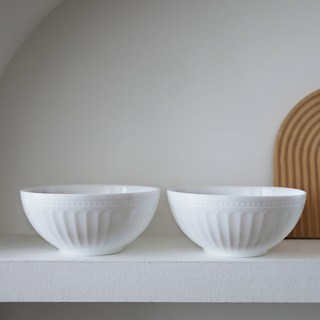 애스크제이 라보니 화이트웨어 클래식 면기, 2개