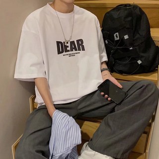 Market A 男款 Dear 字母印花短袖T恤