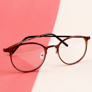 BEIMA 舒適圓框牛角眼鏡架 LR002