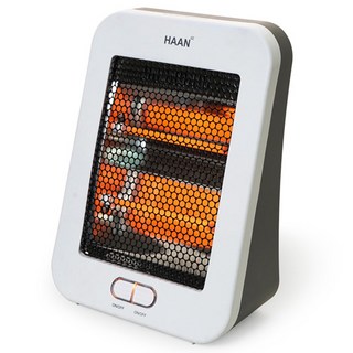 한경희생활과학 프리미엄 2단 석영관 전기히터, IA-SH100, 화이트 + 그레이