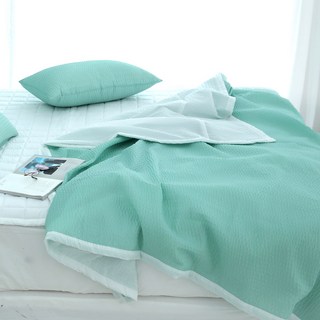 스코홈 심쿵 여름 시어서커 양겹이불, 심쿵 민트