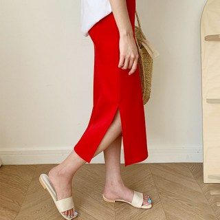 todayandlook 日常鬆緊帶中長裙