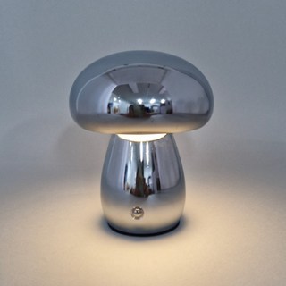 블링라이트 블루밍 무선 머쉬룸 무드등 수유등 수면등, 크롬