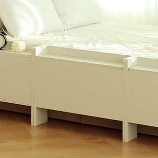 Space Saver縫隙收納櫃 低型, 乳白色