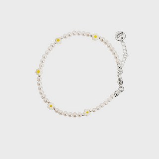 scaletto 女性雛菊珍珠串珠手鍊 WIL302