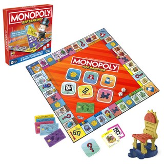 Hasbro 孩之寶 MONOPOLy 地產大亨 APP 英文版, 混合顏色, 1盒