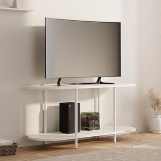 GAGU FEELING 圓弧置物架, 白色, 2層