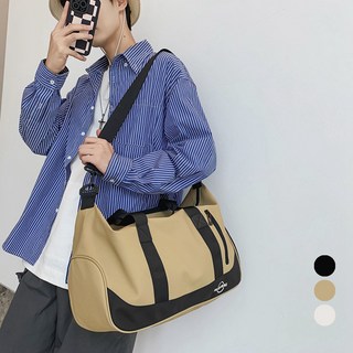 Elsso 旅行用高爾夫波士頓包, 米色