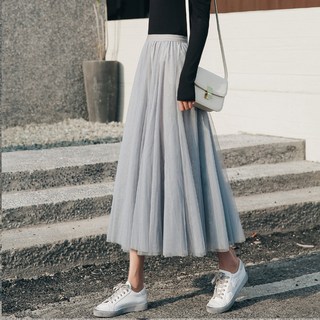 雪紡褶皺綁帶長緊身裙 TSP977