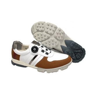 洛卡弗 男款 卡迪斯 皮革旋鈕高爾夫球鞋