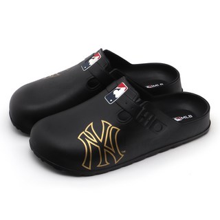 MLB 紐約洋基隊拖鞋 BS, 240, 黑色+金色