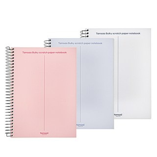 Tamsaa 堅固厚實筆記本3入組, 1組, 象牙色、天藍色、灰色