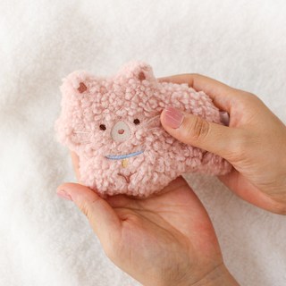 MOCHITOWN 捲毛暖暖包娃娃, 1個, 捲毛貓咪, 11cm