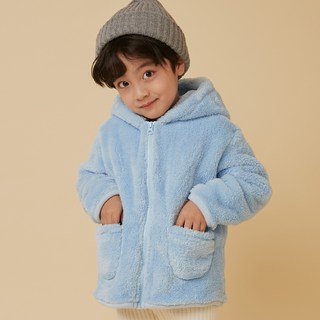 BAOBAB NAMU 孩童絨毛拉鍊連帽外套