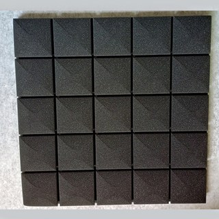 Hi Bear 無背膠吸音隔音海綿, 黑色, 1個