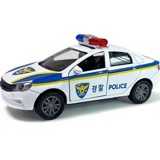 YU&ONE 合金緊急出動警車, 1個, 多色