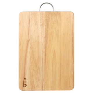 Cook Charmy 不鏽鋼手把木頭砧板, 棕色, 1個