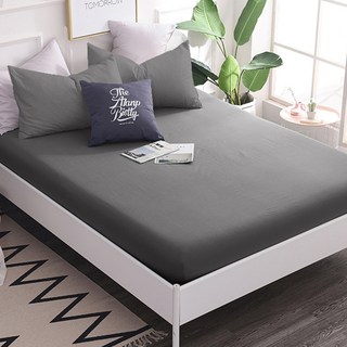 J-bedtime 床寢時光 台灣製 純色絲柔棉床包枕套組