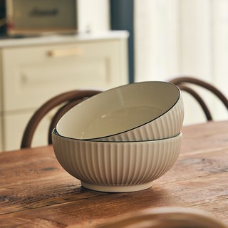 sosomoso 餘韻麵碗, 2個, 白色