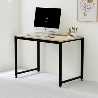 SOFSYS ALPHA 方形書桌 #1060, 黑色框架