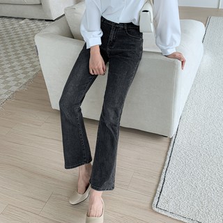 진마니아 여성용 워싱 스판 부츠컷 데님 팬츠 cs206212