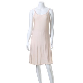 Carrie Lucie 人造絲可調式肩帶襯裙連身裙