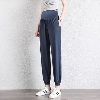 孕婦休閒腳踝舒適彈力褲