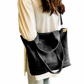 Lulubag 女性方形帆布托特包 + 配件