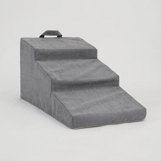 Redpuppy 狗狗用 睡眠寵物階梯 3段, 灰色, 1個