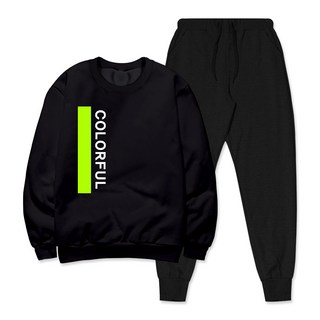 YT Closet 彩色大學T套裝