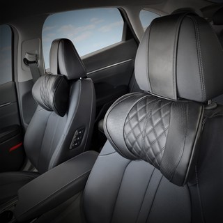 i-vill 車用 Master C型曲線記憶棉頸枕, 黑色, 1個