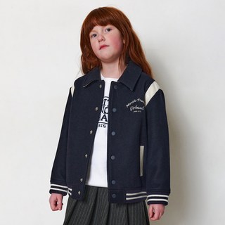 MaritheFrancoisGirbaud 兒童ENFANT CHAIN LOGO VARSITY JACKET