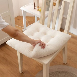 마켓플랜 캐시미어 뽀글이 의자 스퀘어 방석