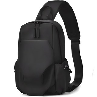 MARCO POLO 彈力防水斜背包 MP3055, 黑色